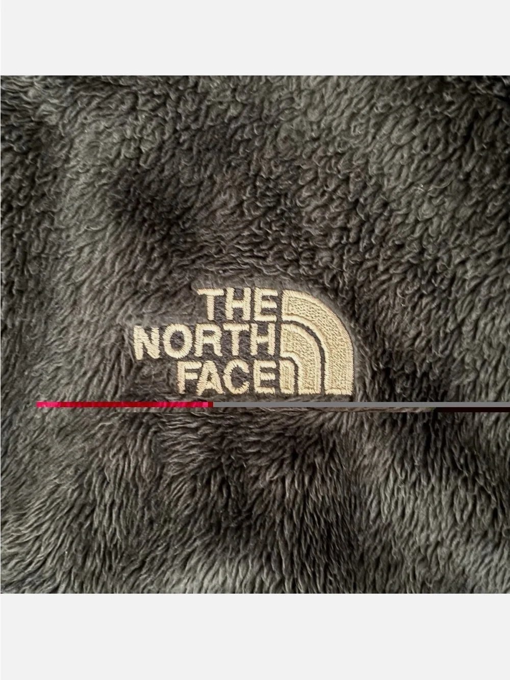 The North Face green Teddy Fleece Jacket small euc